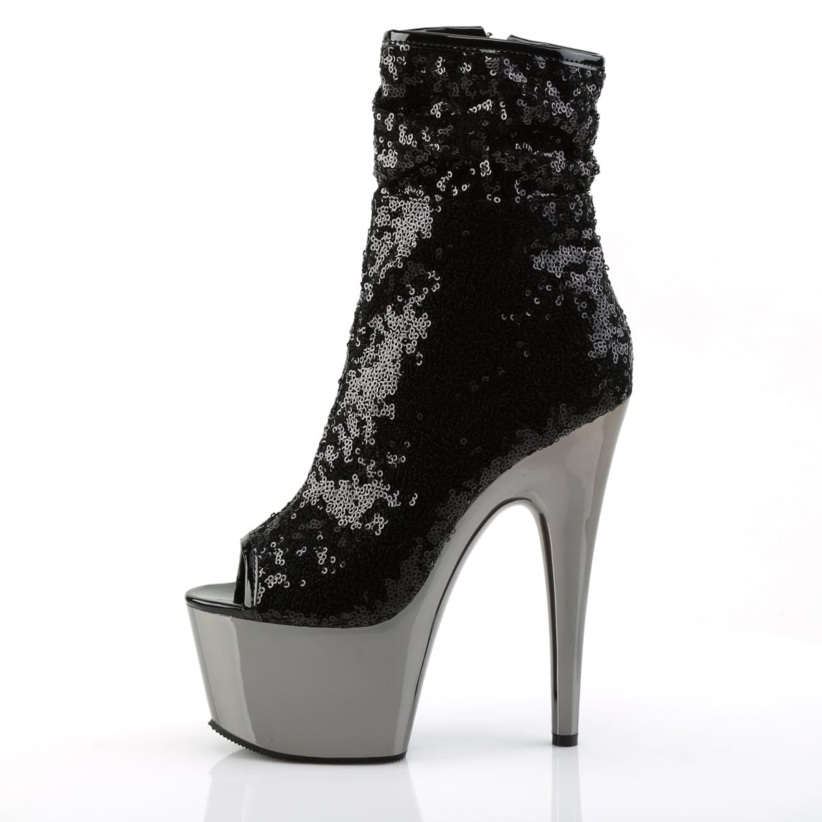 ADORE-1008SQ Black Sequins/Dark Pewter Chrome