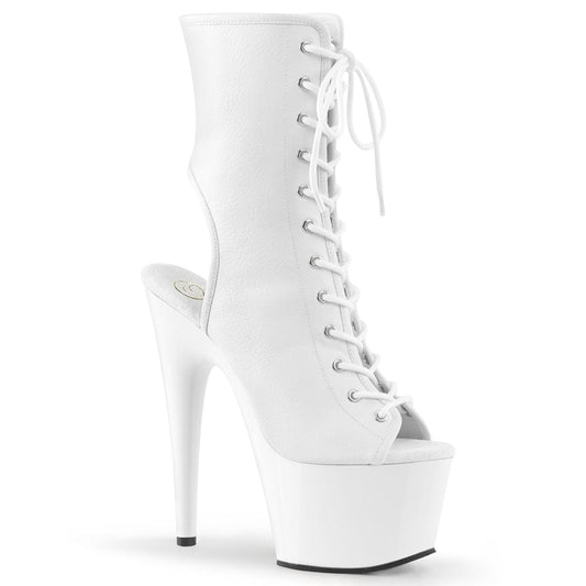 ADORE-1016 White Faux Leather/White