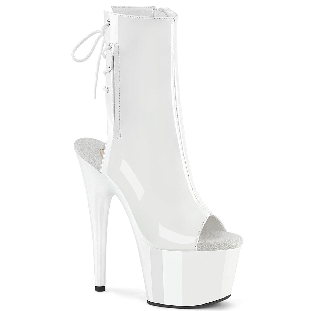 ADORE-1018 Platform Shoes White Patent White