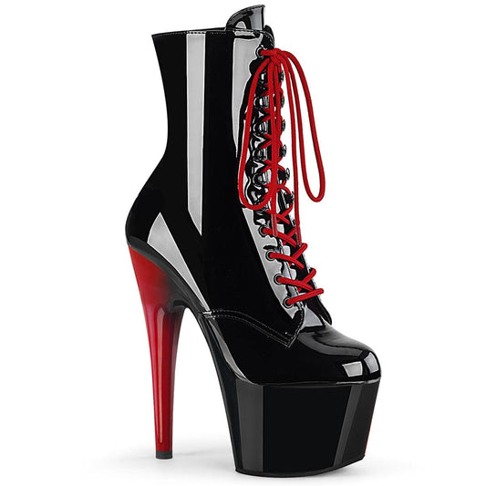 ADORE-1020 Black Patent/Black-Red Pleaser US Size (Women's): 5