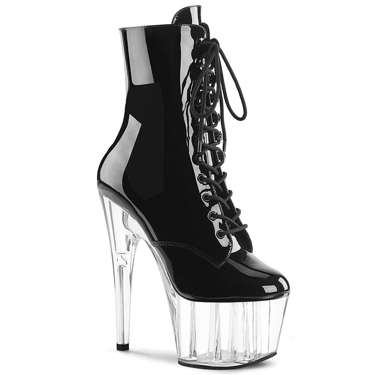 ADORE-1020 Black Patent/Clear Pleaser US Size (Women's): 5