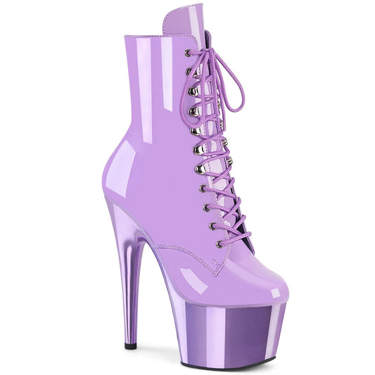 ADORE-1020 Platform Shoes Lavender Patent Lavender Chrome