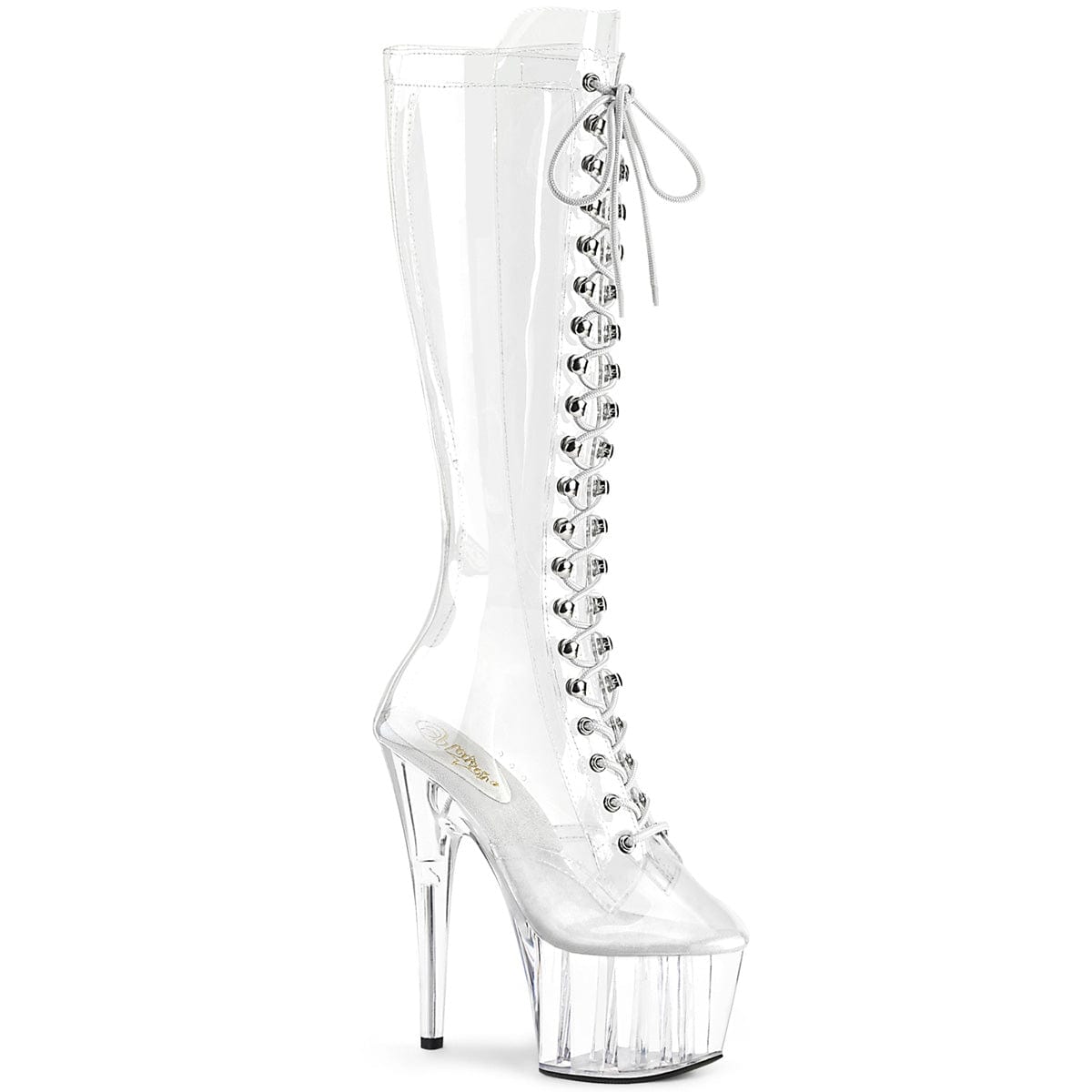 ADORE-2020C Clear/Clear Knee Boot Pleaser US Size (Women's): 5