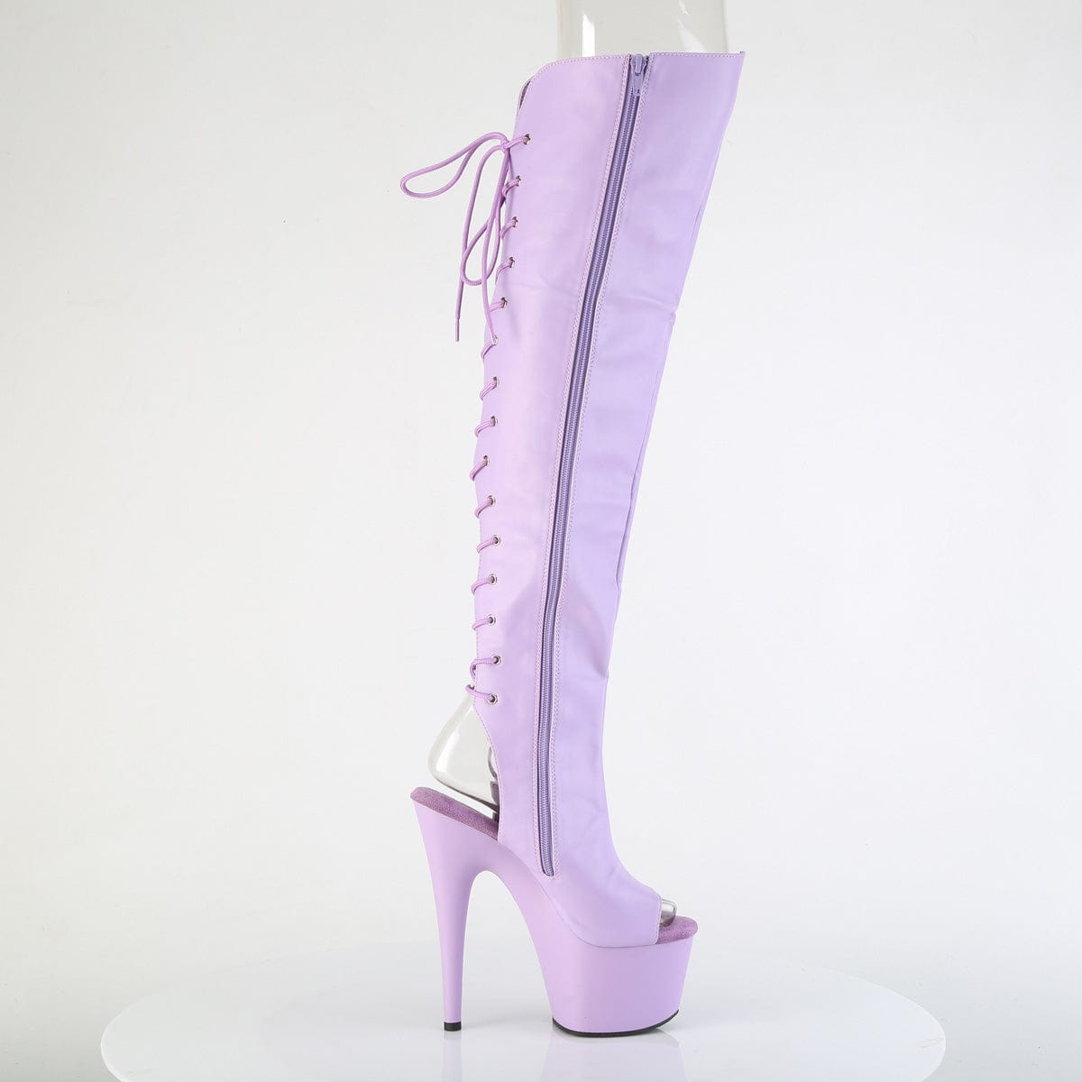 ADORE-3019 Platform Shoes Lavender Faux Leather/Lavender Matte