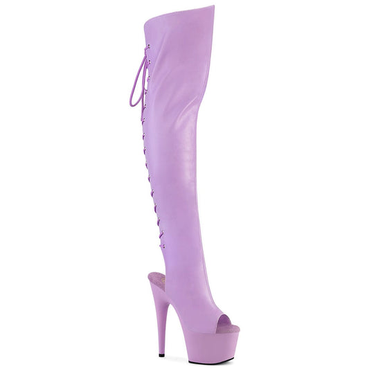 ADORE-3019 Platform Shoes Lavender Faux Leather/Lavender Matte