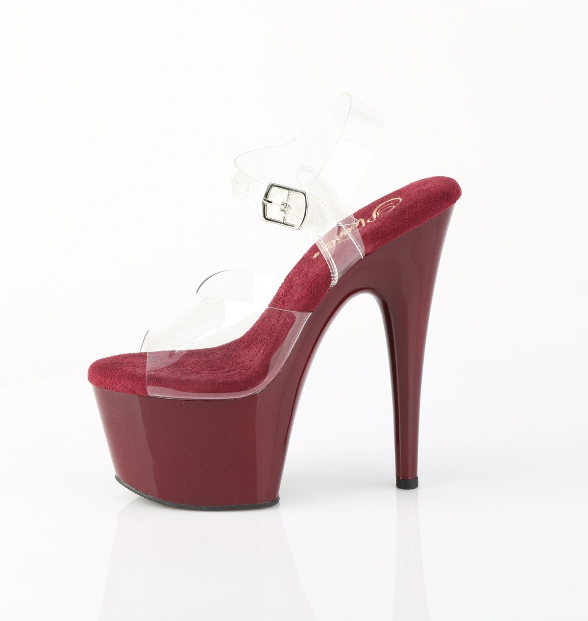 ADORE-708 Clear/Burgundy