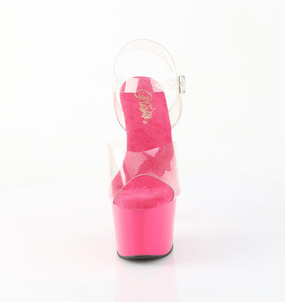 ADORE-708 Clear/Hot Pink