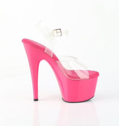 ADORE-708 Clear/Hot Pink