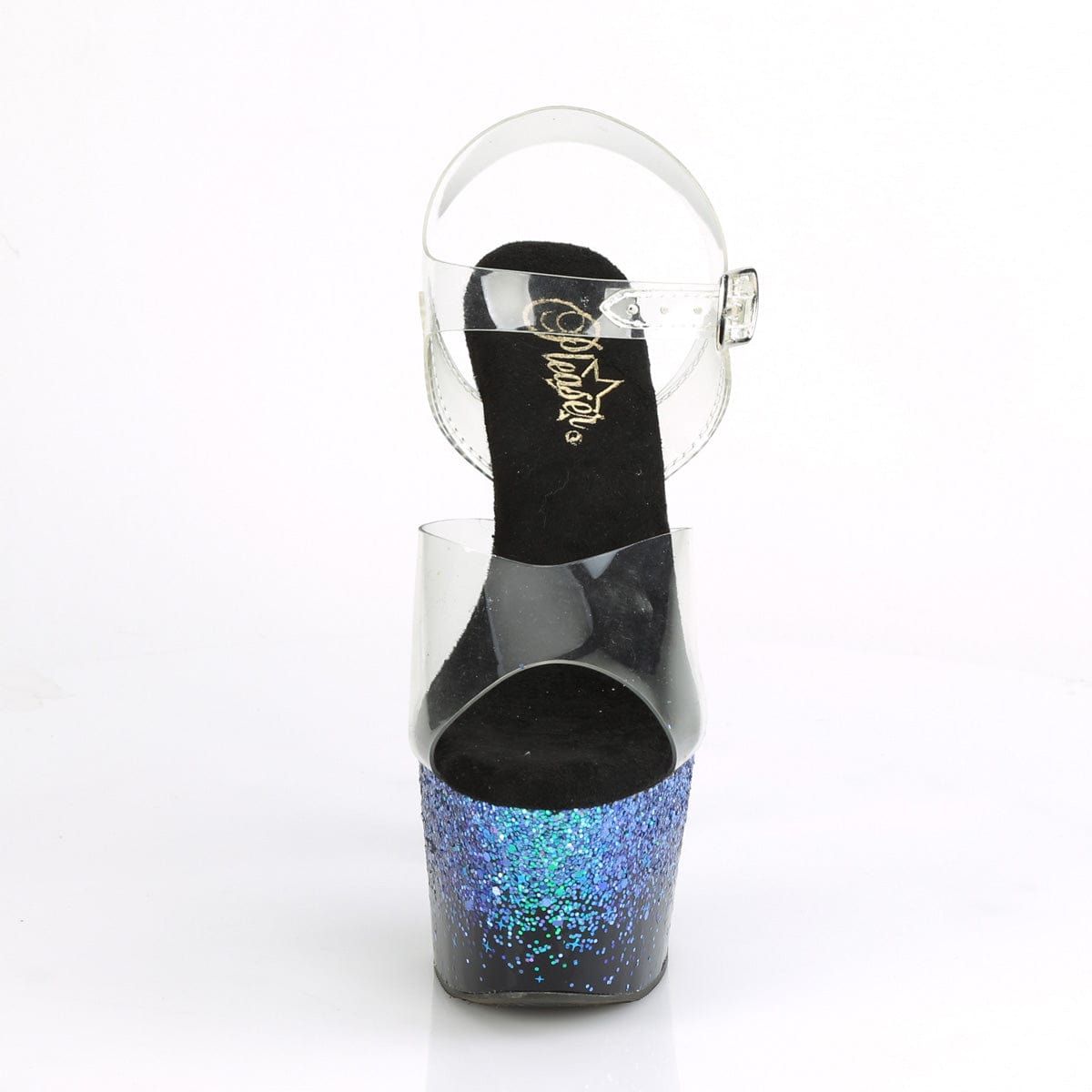 ADORE-708SS Clear/Black-Blue Multi Glitter