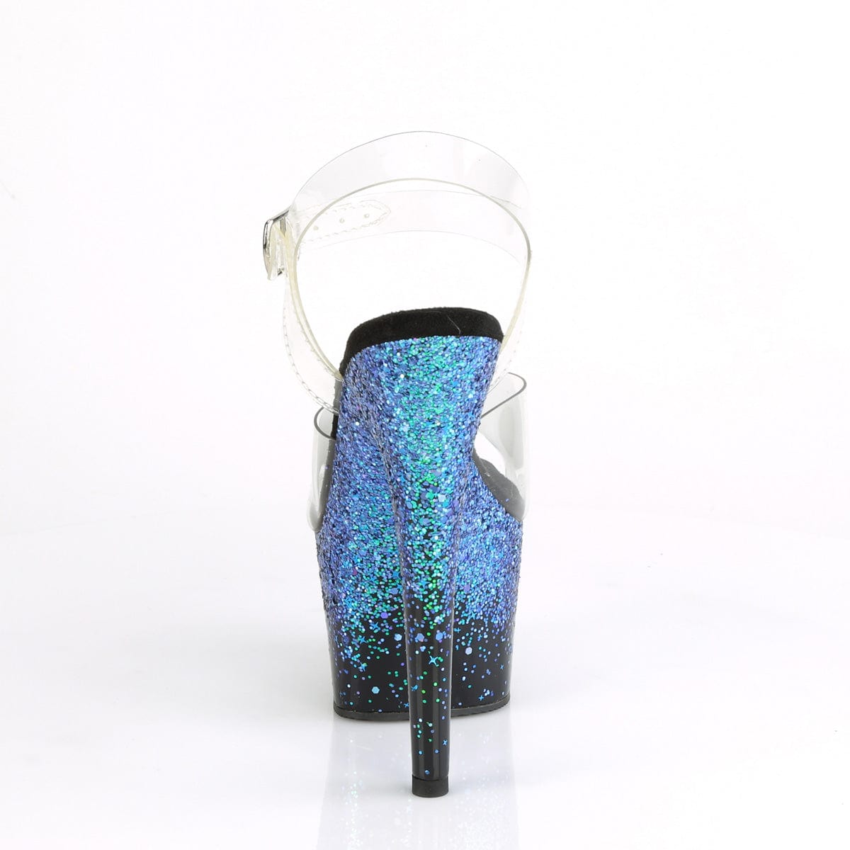 ADORE-708SS Clear/Black-Blue Multi Glitter