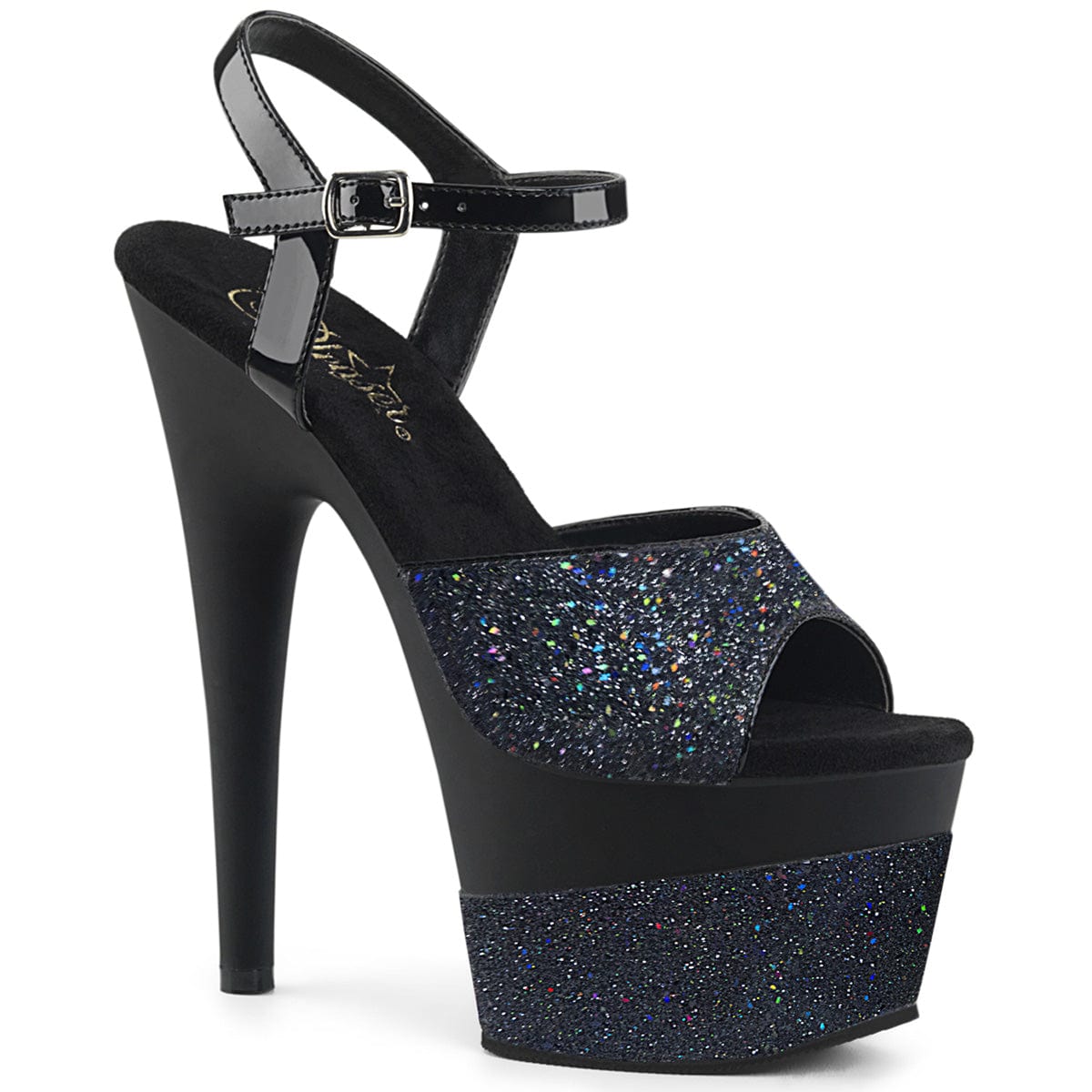 ADORE-709-2G Black Multi Glitter/Black Multi Glitter