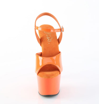 ADORE-709 Platform Shoes Orange Patent Orange