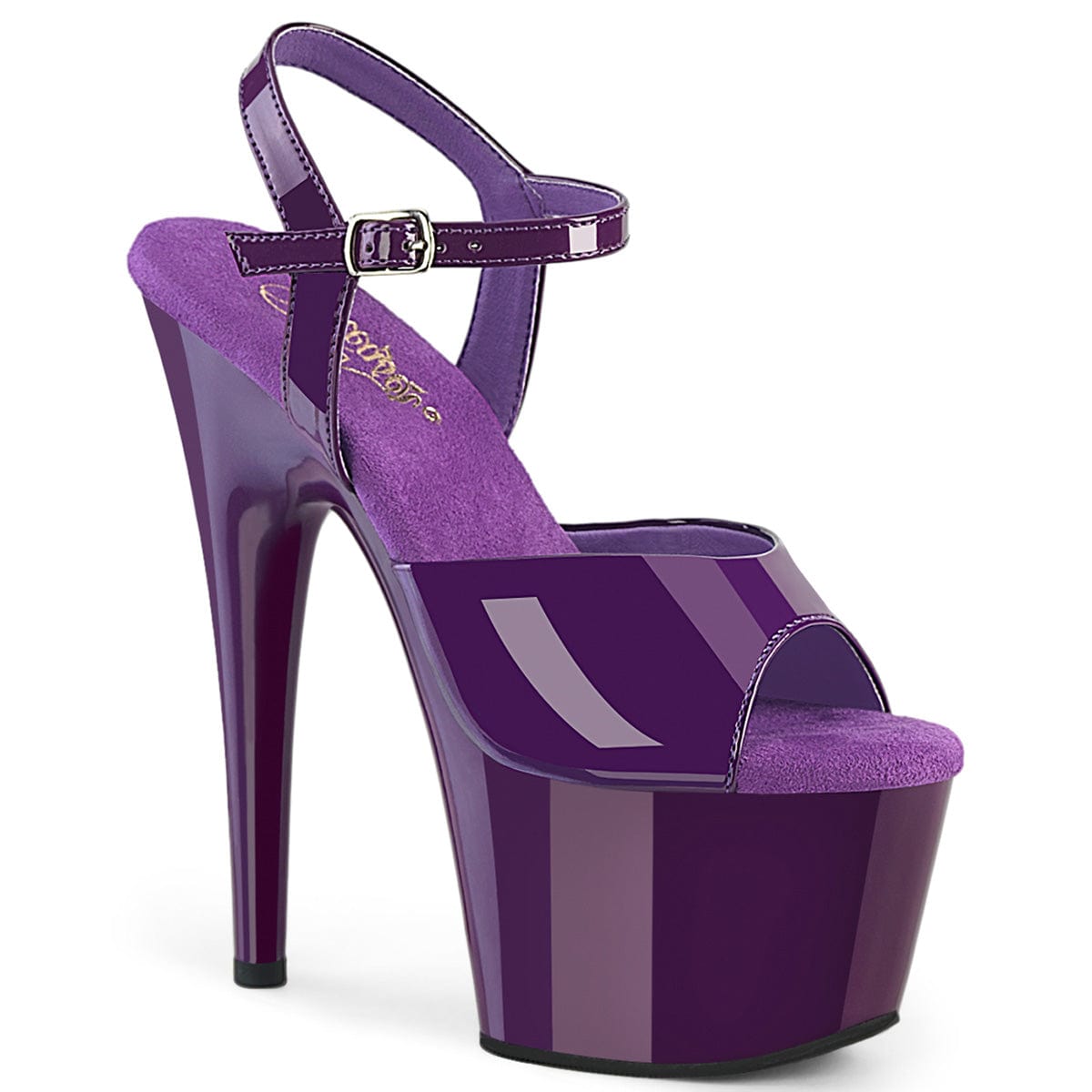 ADORE-709 Platform Shoes Purple Patent Purple