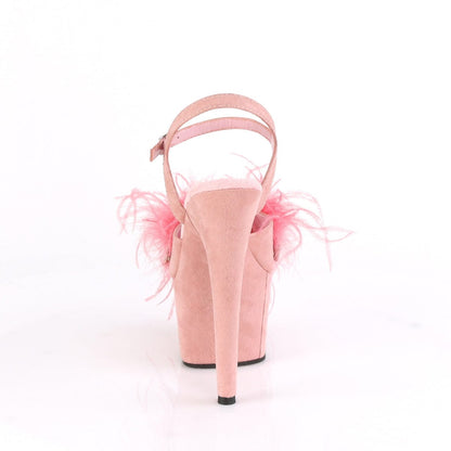 ADORE-709F Baby Pink F.Suede-Feather/Baby Pink F.Suede