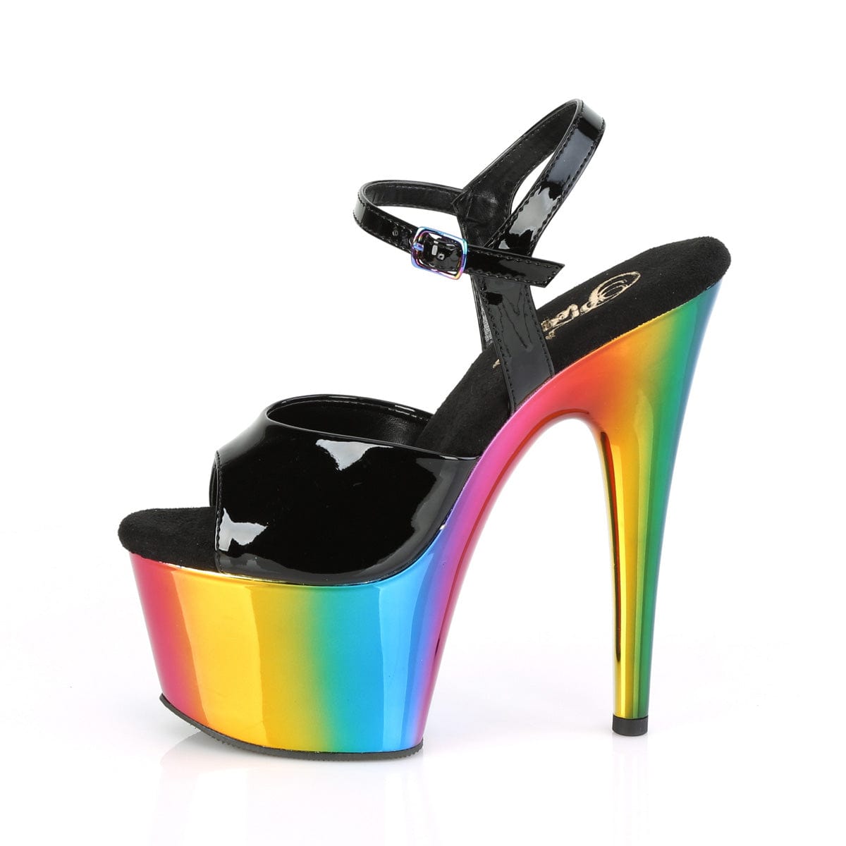 ADORE-709RC Black Patent/Rainbow Chrome