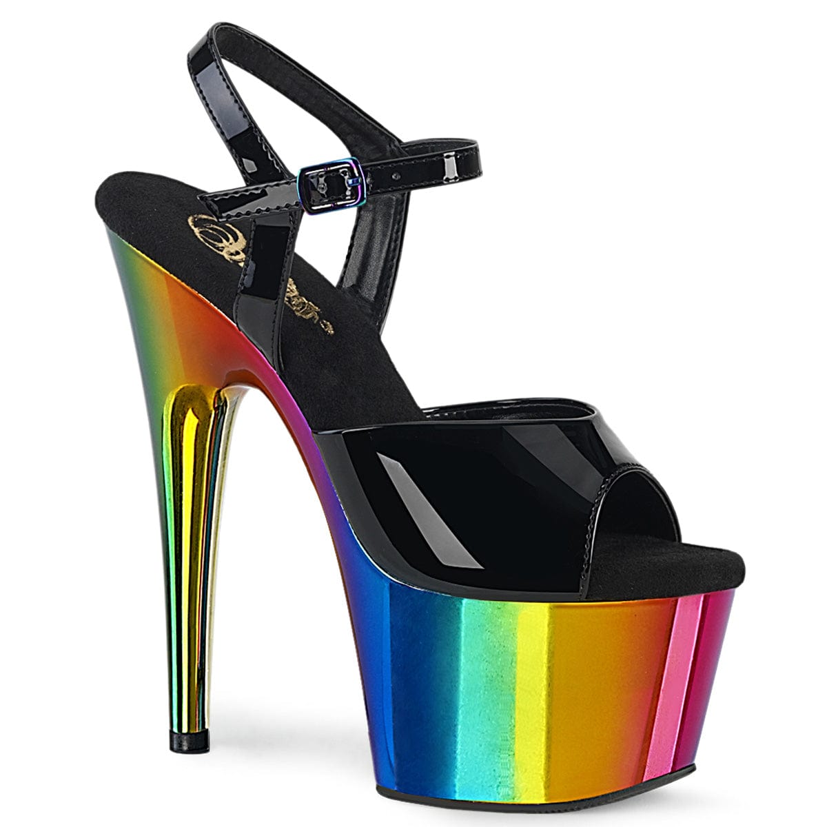 ADORE-709RC Black Patent/Rainbow Chrome