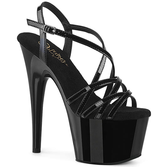 ADORE-713 Platform Shoes Black Patent Black