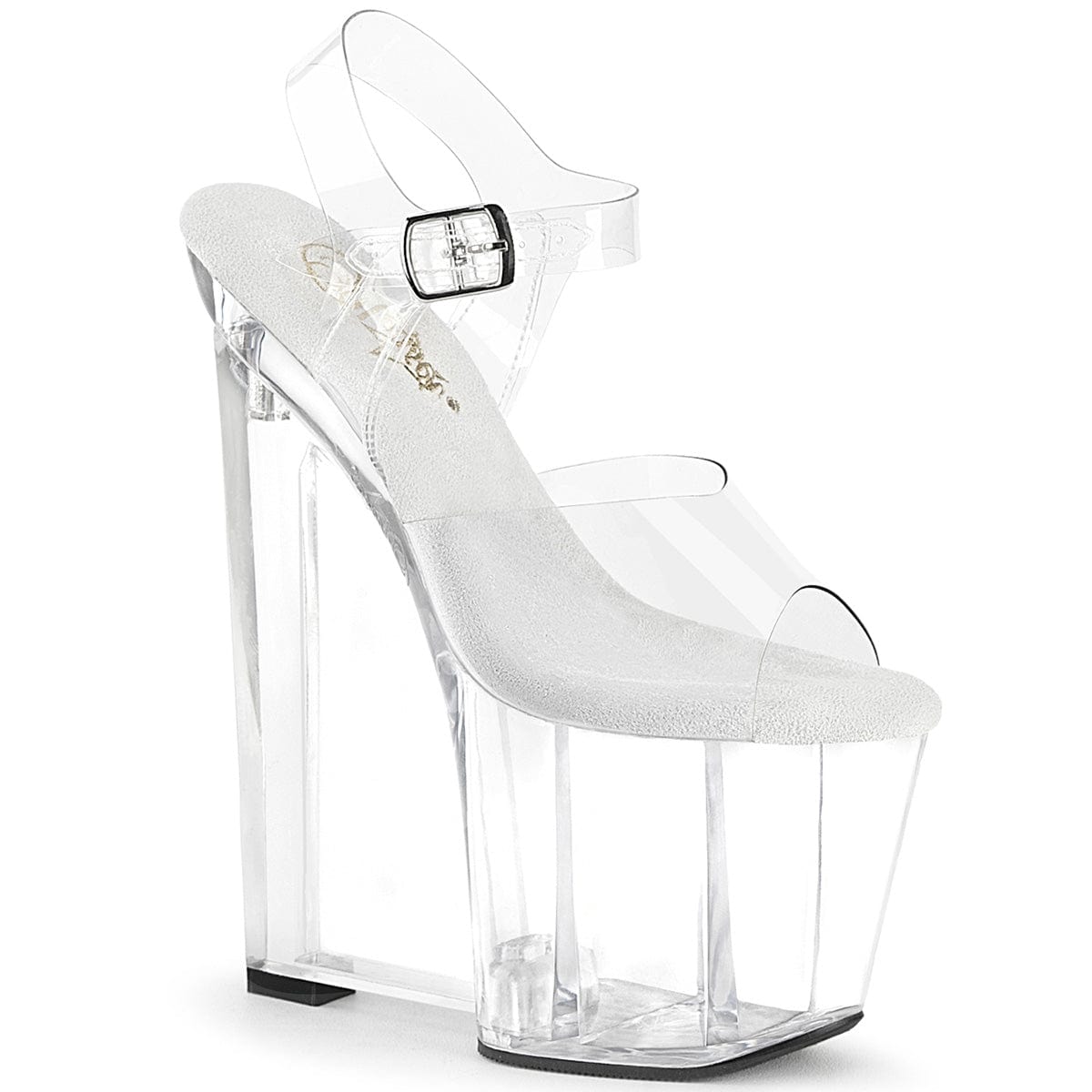 AMAZE-808 Platform Shoes Clear/Clear