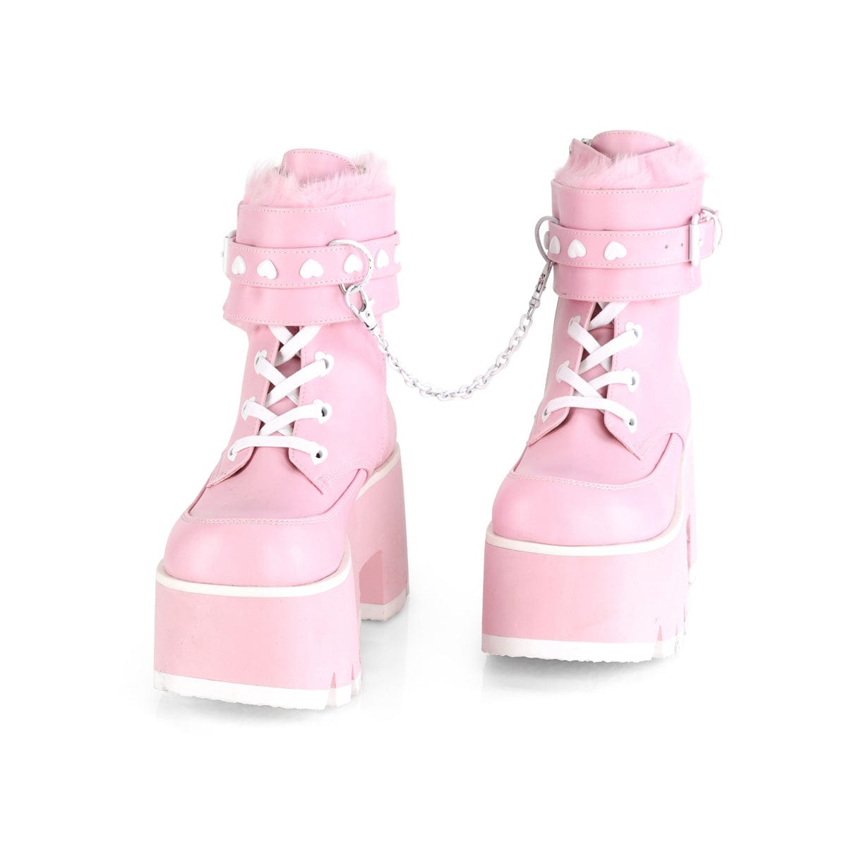 ASHES-57 Baby Pink Vegan Leather