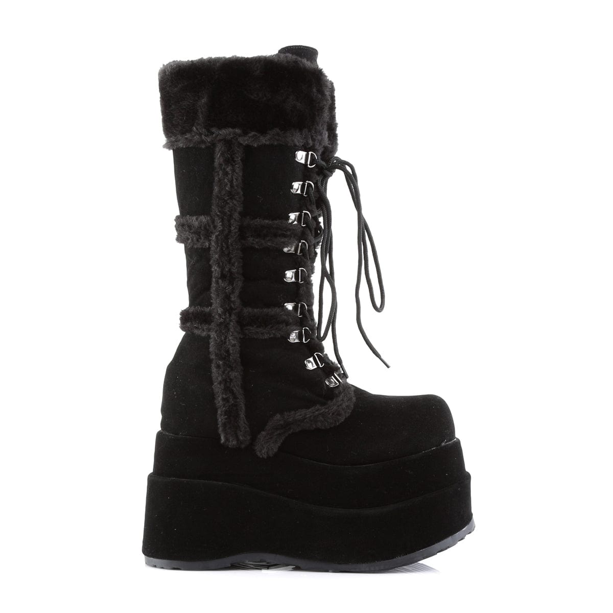 BEAR-202 Black Vegan Suede