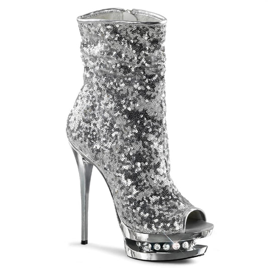 BLONDIE-R-1008 Silver Sequins/Silver Chrome