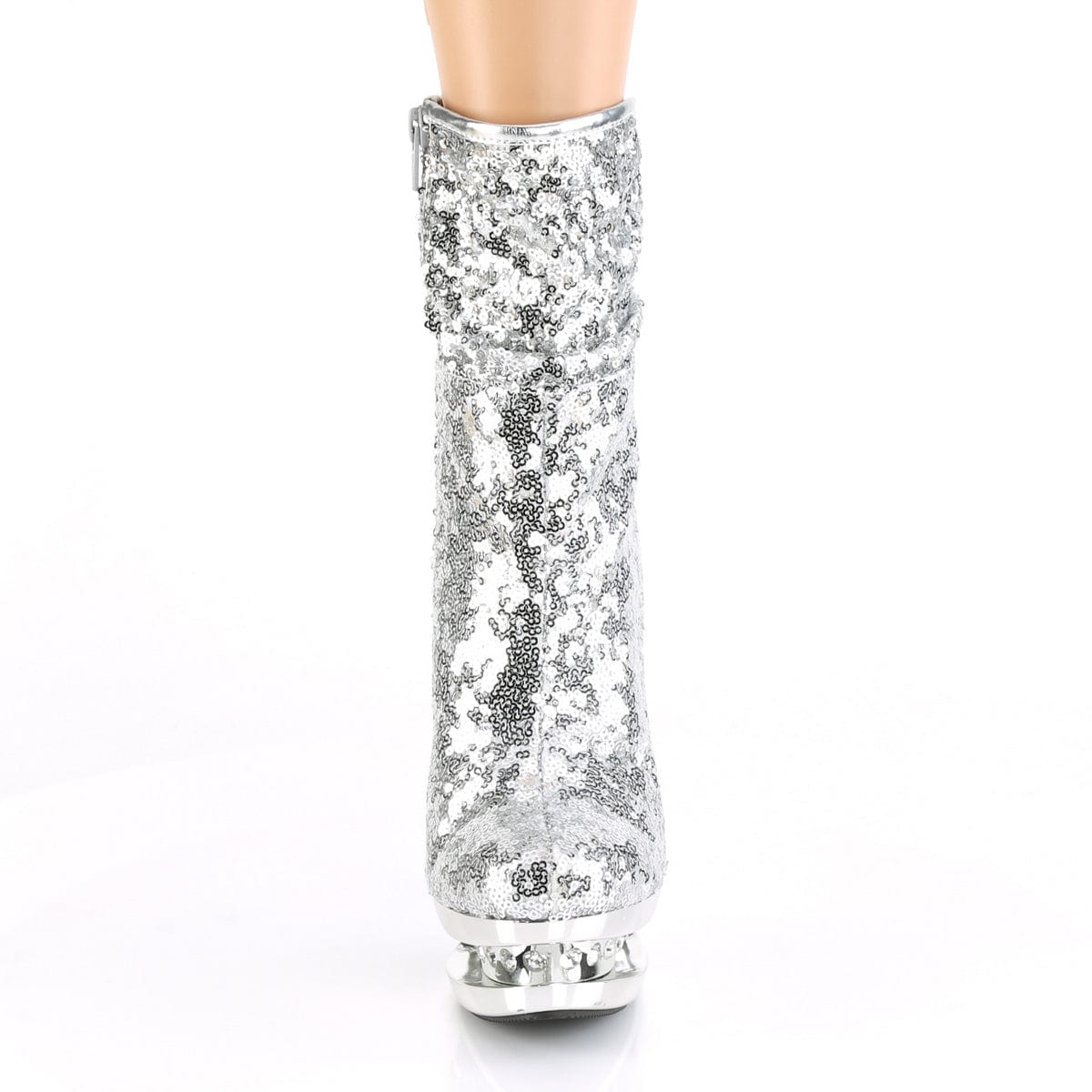 BLONDIE-R-1009 Silver Sequins/Silver Chrome