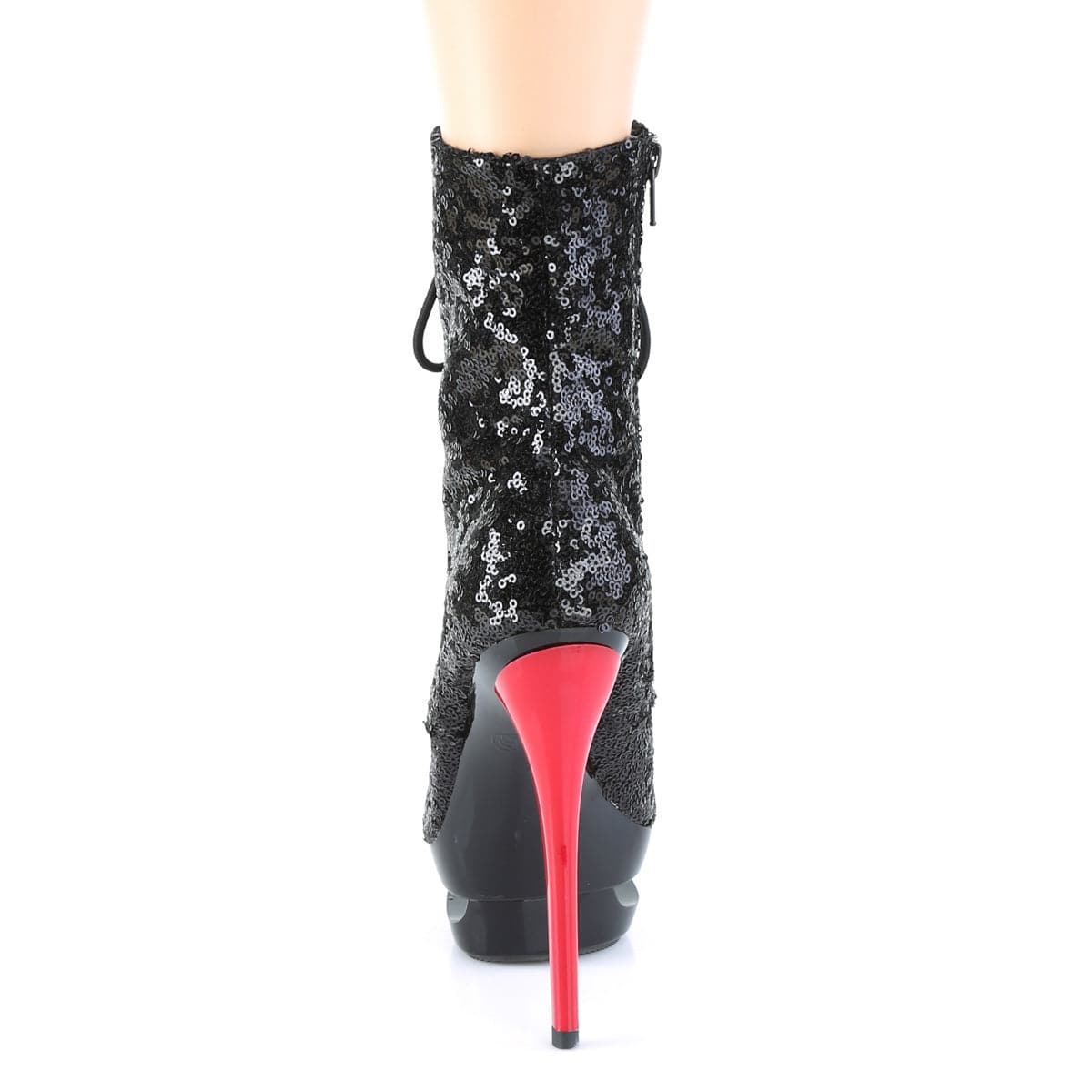 BLONDIE-R-1020 Black Sequins/Black-Red