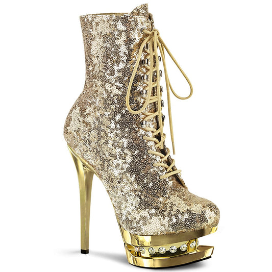 BLONDIE-R-1020 Gold Sequins/Gold Chrome