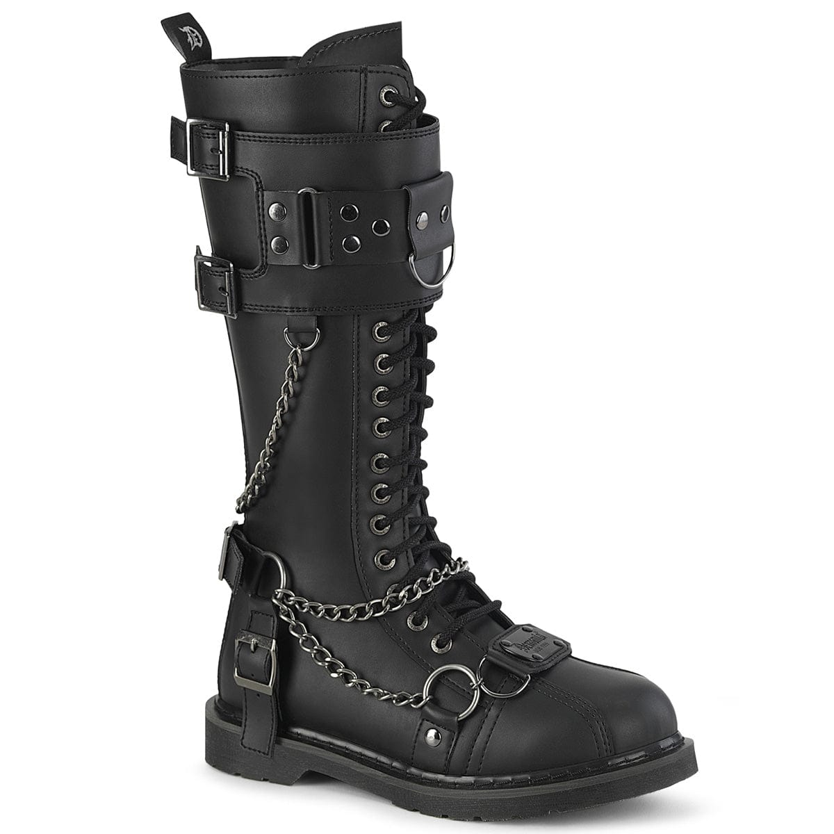 BOLT-415 Black Vegan Leather Demonia US Size (Women's): 4