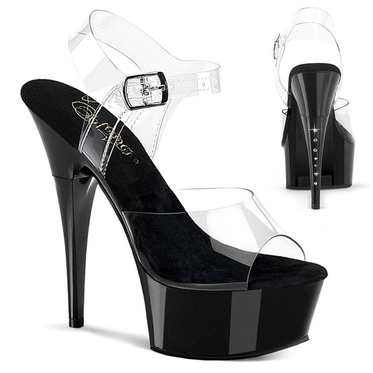 CAPTIVA-608 Platform Shoes Clear/Black