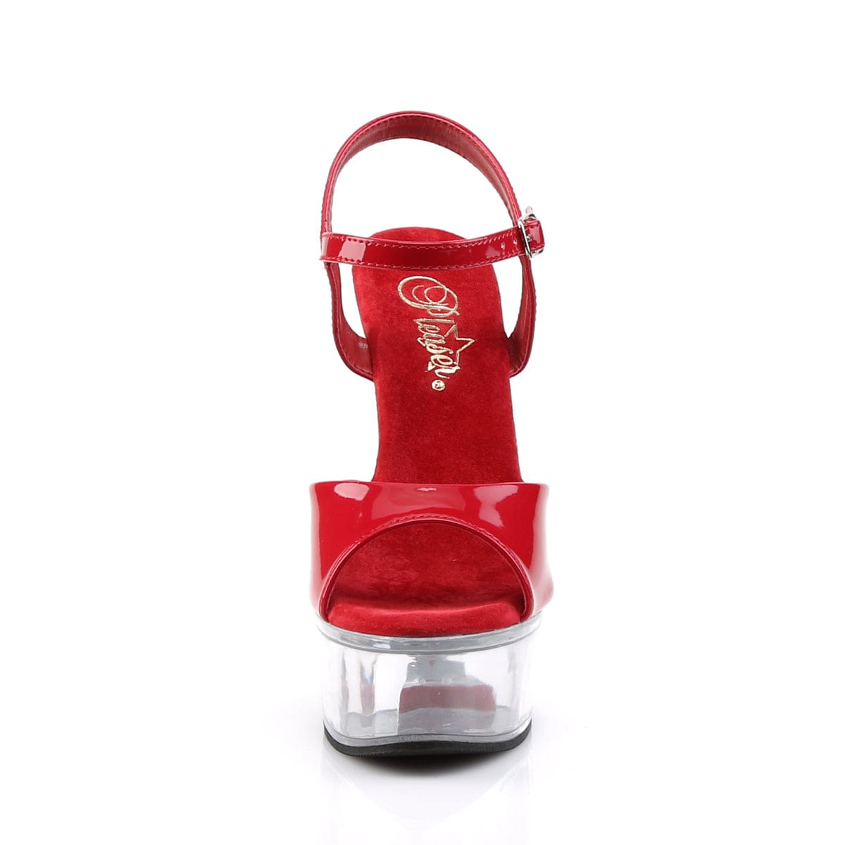 CAPTIVA-609 Red Patent/Clear