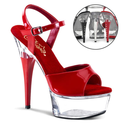 CAPTIVA-609 Red Patent/Clear