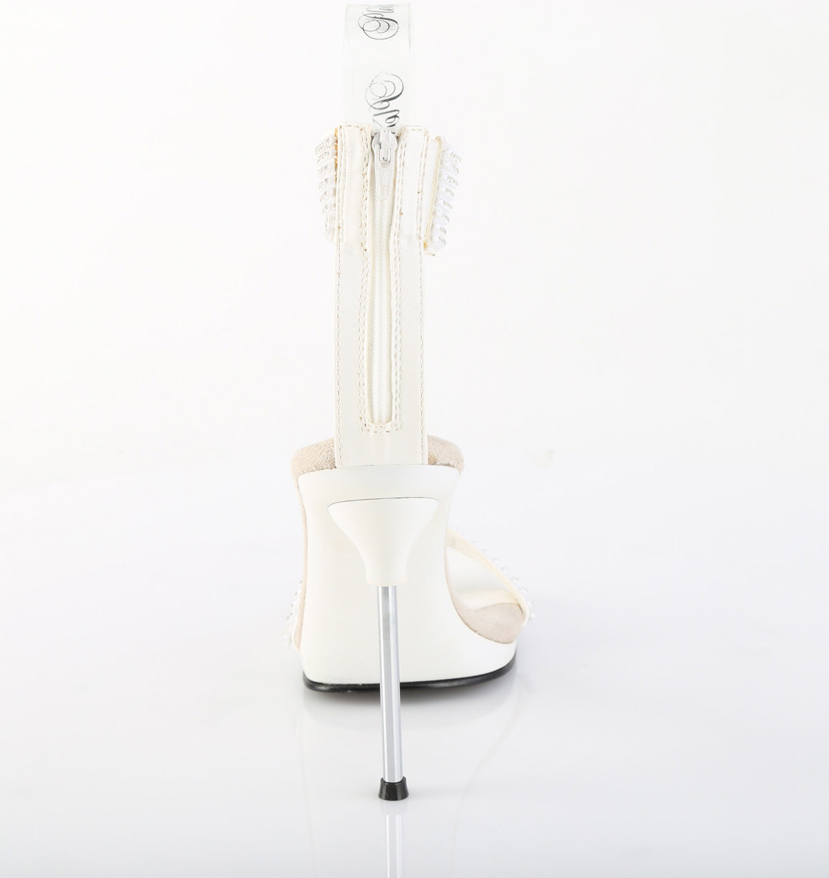 CHIC-40 White Faux Leather-RS/White Shoes