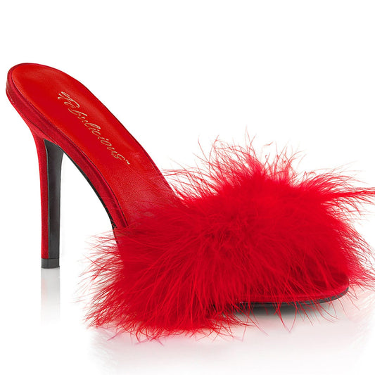 CLASSIQUE-01F Red Pu-Fur CURRENT Fabulicious US Size (Women's): 5