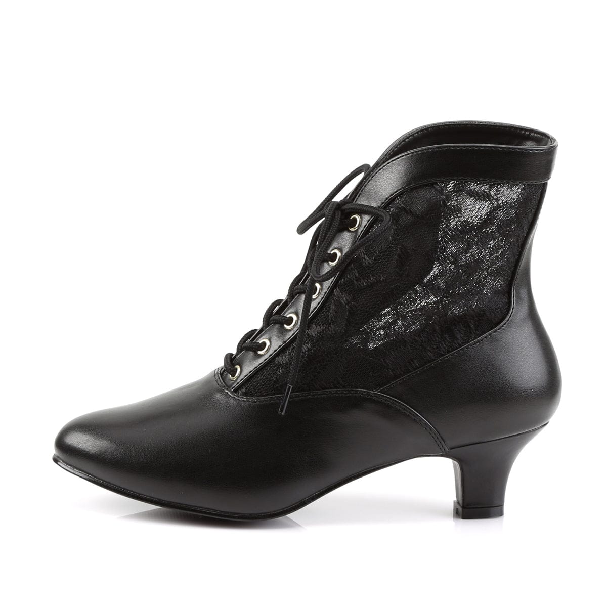 DAME-05 Black Pu-Lace