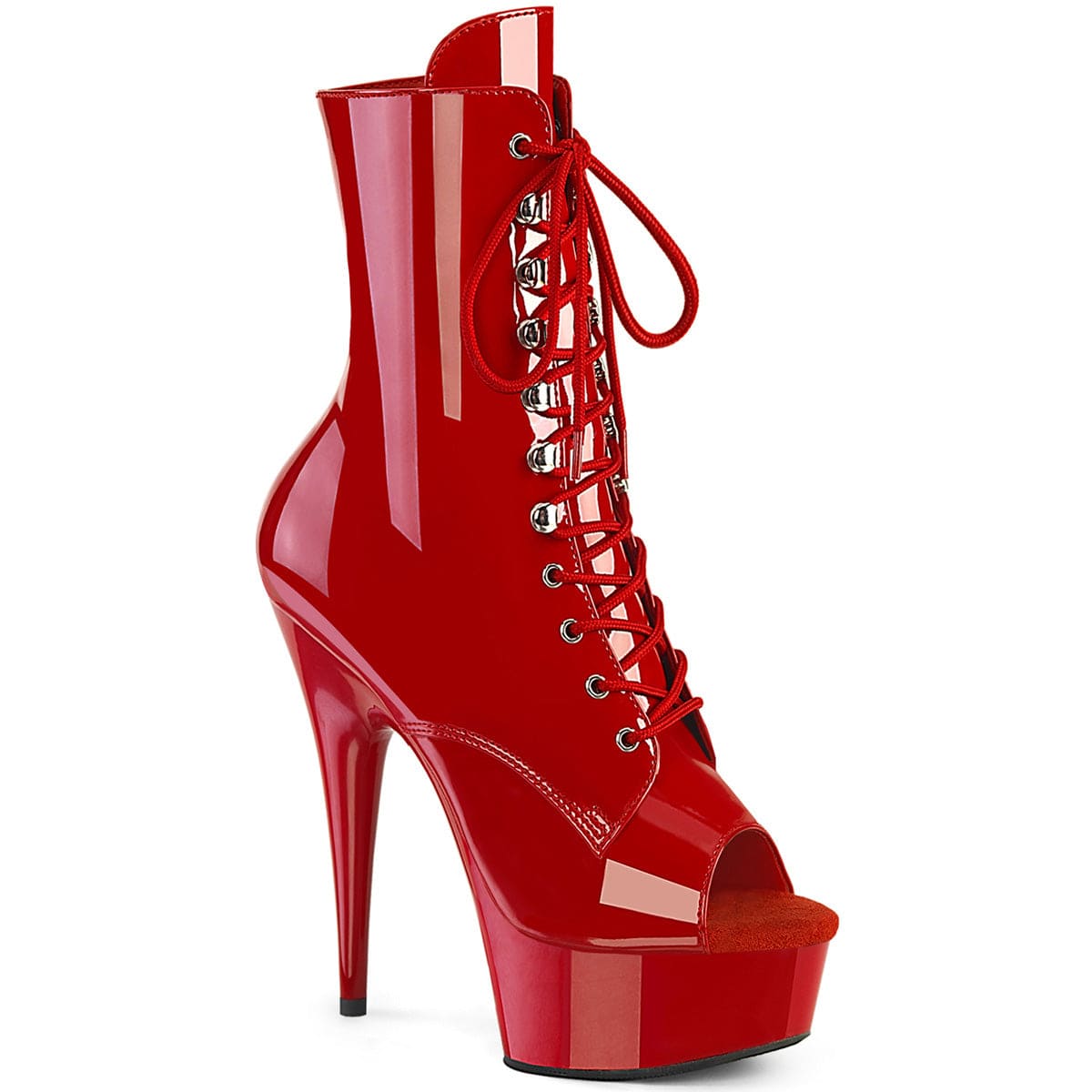 DELIGHT-1021 Red Patent/Red Pleaser US Size (Women's): 5