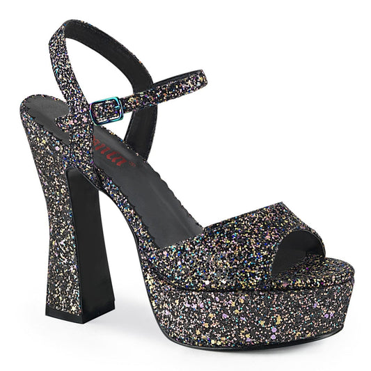 DOLLY-09 Black Multi Glitter