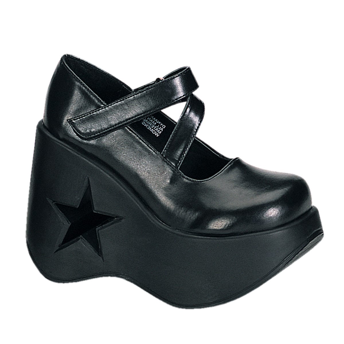 DYNAMITE-03 Black Vegan Leather Demonia US Size (Women's): 6