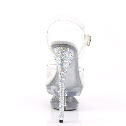 ECLIPSE-608GT Clear/Silver Multi Glitter-Clear