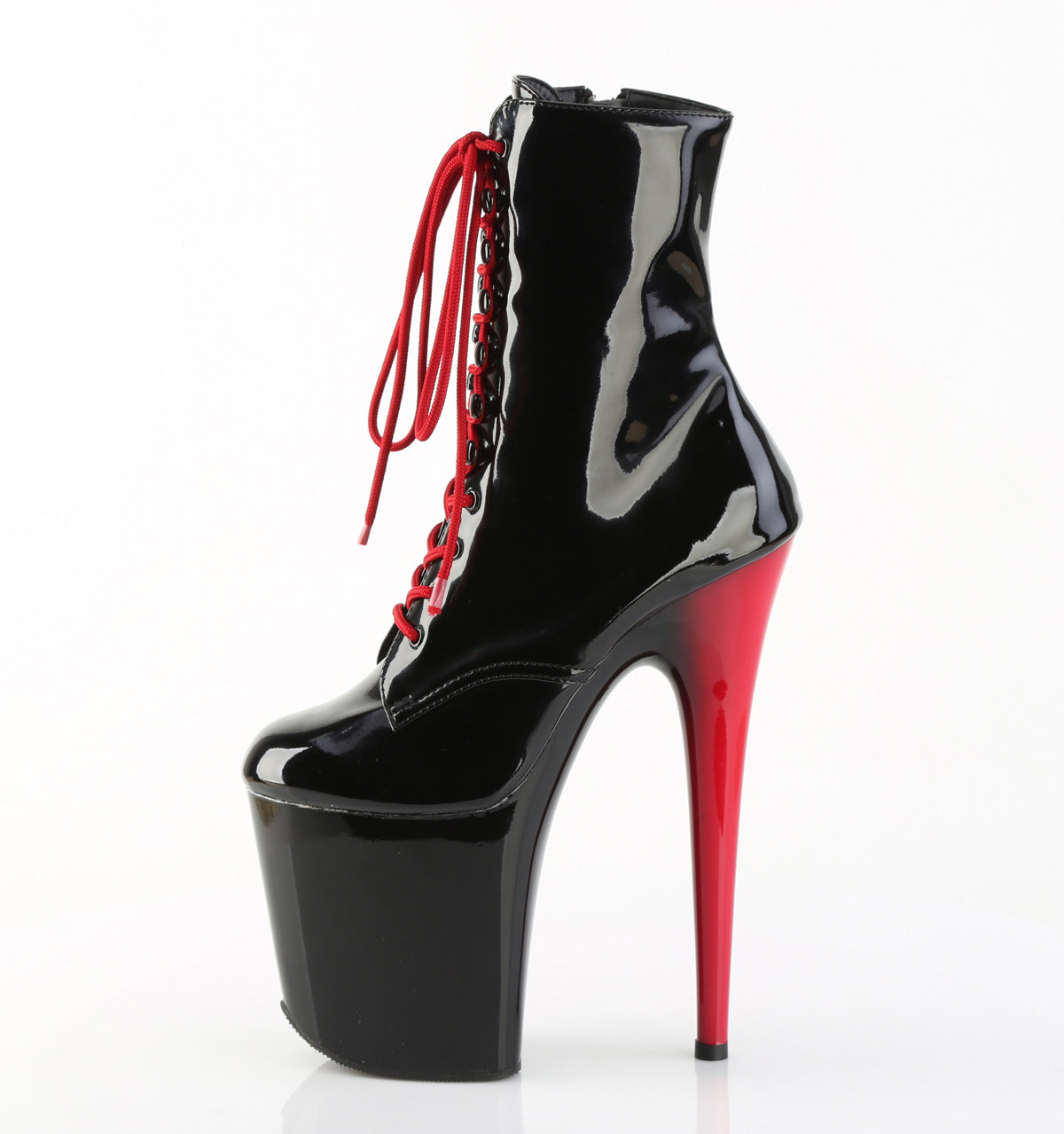 FLAMINGO-1020 Black Patent/Black-Red