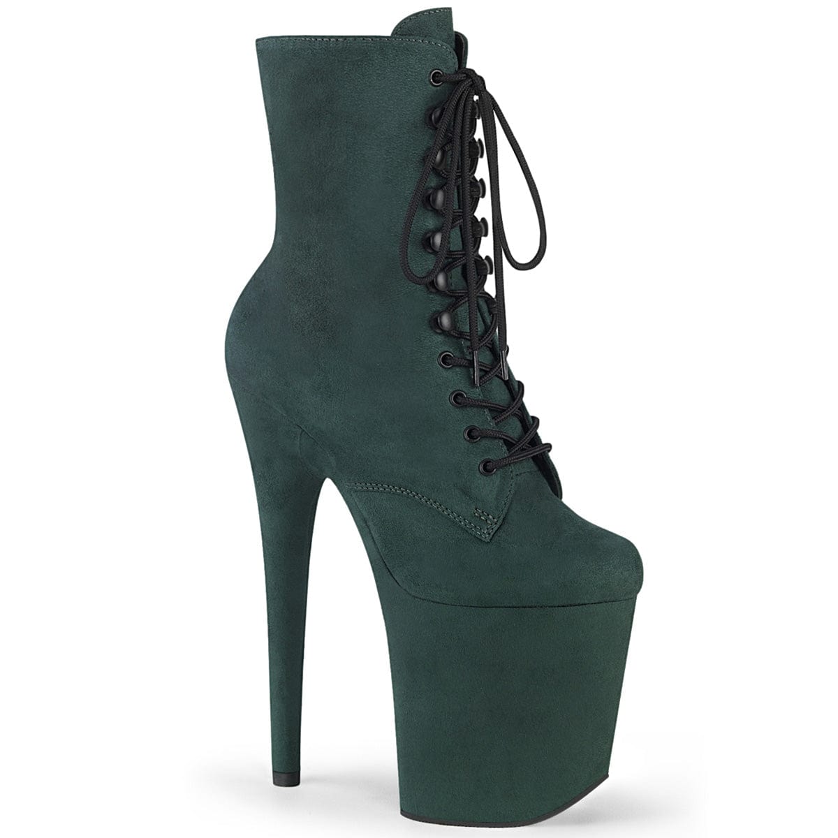 FLAMINGO-1020FS Emerald Green F. Suede/Emerald Green F.Suede Ankle Boot Pleaser US Size (Women's): 5