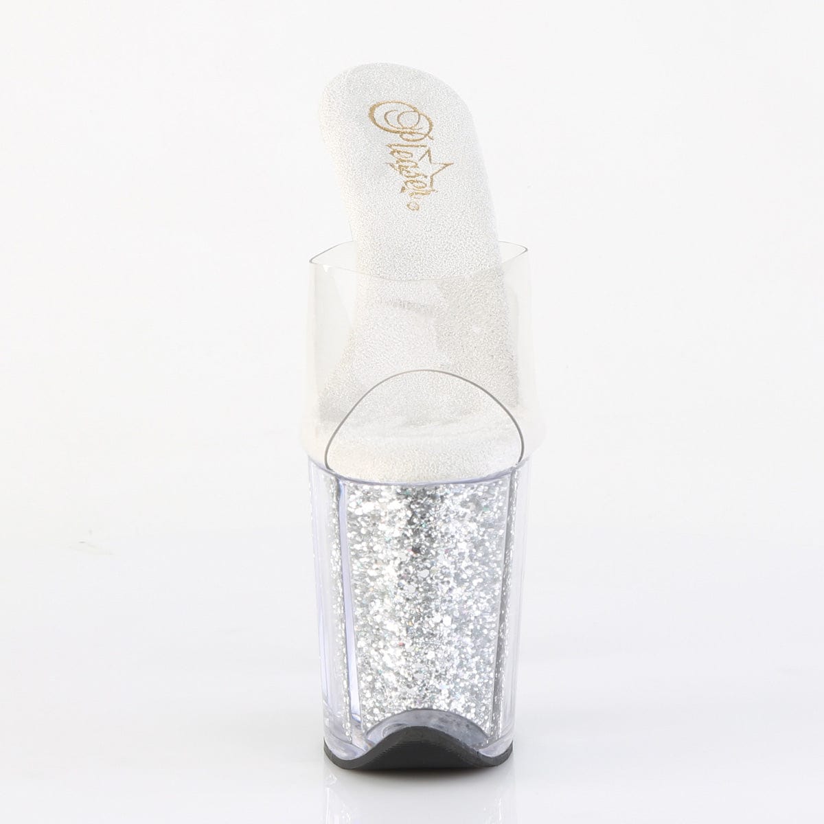 FLAMINGO-801G Clear/Silver Glitter