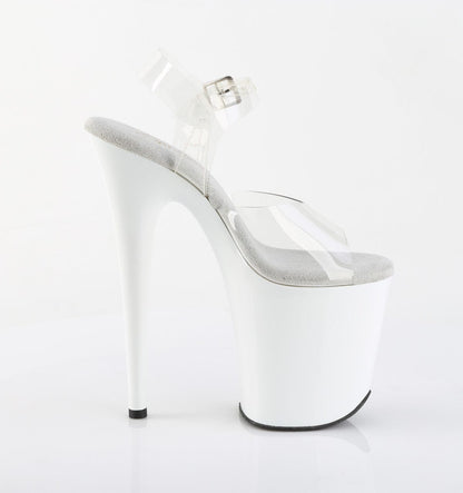 FLAMINGO-808 Platform Shoes Clear/White