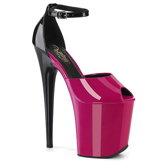 FLAMINGO-868 Fuchsia-Black Patent/Fuchsia-Black