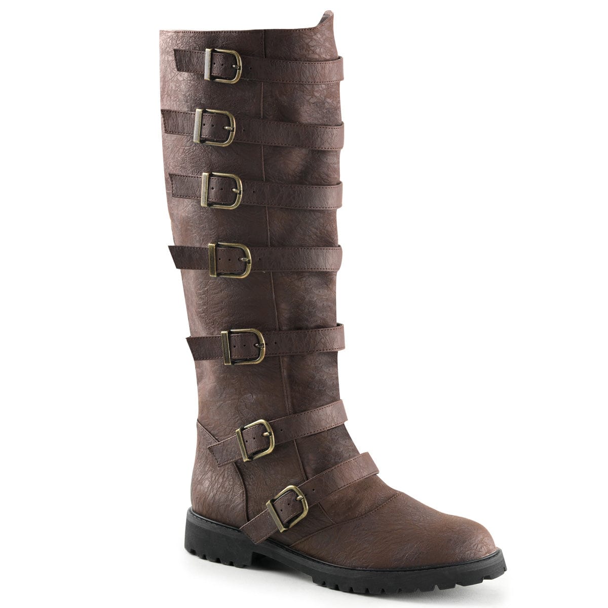 GOTHAM-110 Brown Distressed Pu