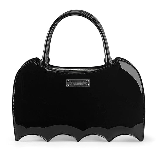 HB-115 Handbag Black Patent