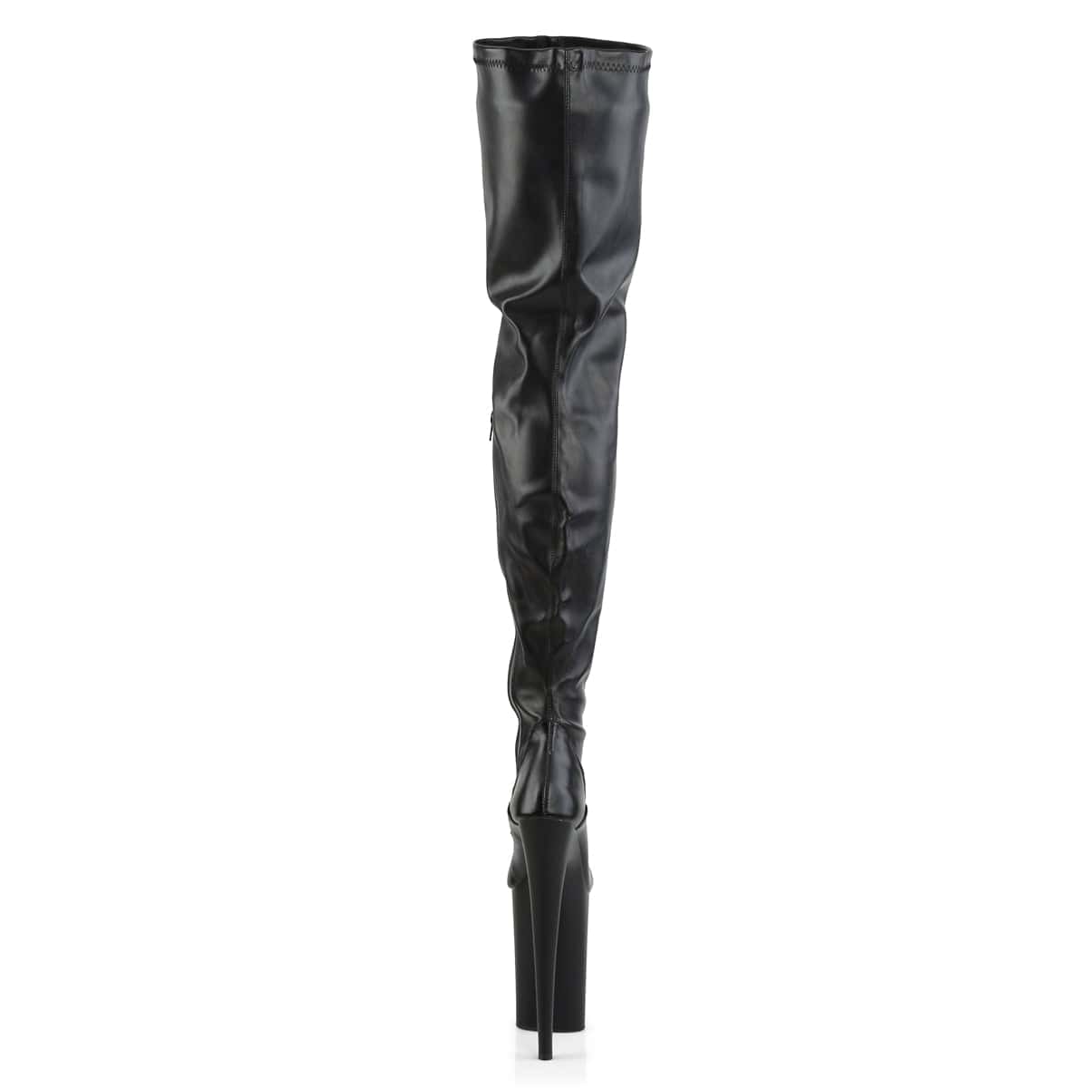 INFINITY-4000 Black Stretch Faux Leather/Black Matte