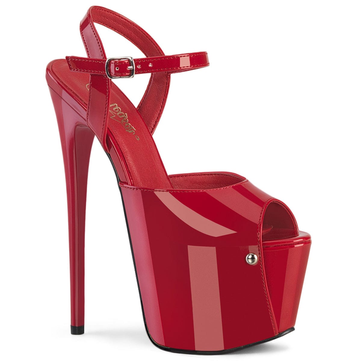 JUBILANT-09 Platform Shoes Red Pat