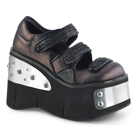 KERA-13 Black-Pewter Vegan Leather