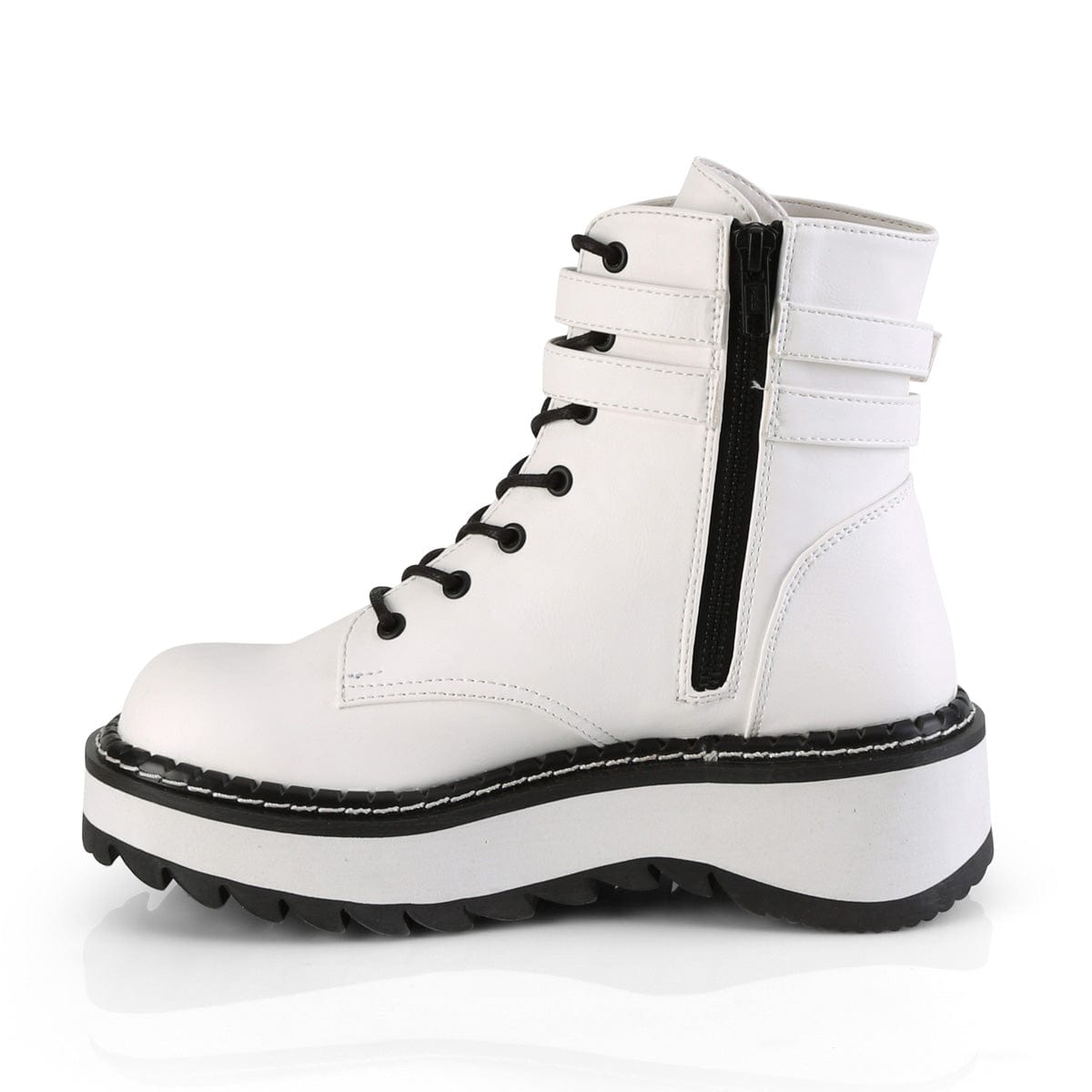 LILITH-152 White Vegan Leather